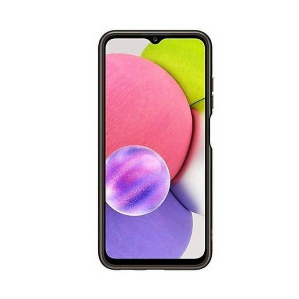 Etui Samsung EF-QA038TB A03s A038 Soft Clear Cover czarny/black