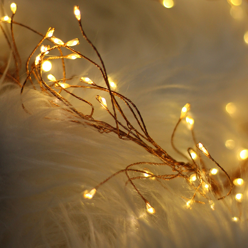 Łańcuch GAŁĄZKA miedziany CLF-02 480LED ciepłe białe 3m Forever Light