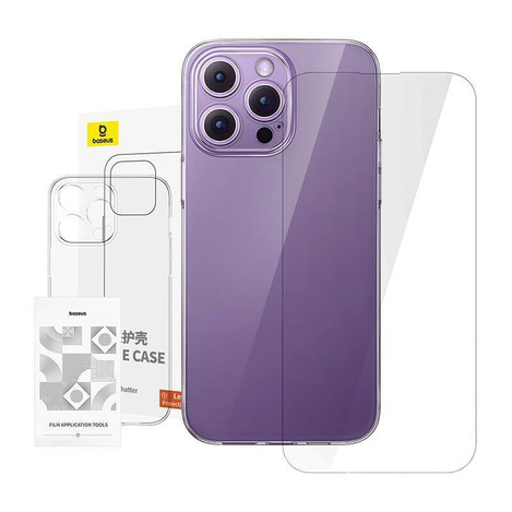Case + Tempered Glass IPHONE 14 PRO MAX Baseus Schott Series transparent