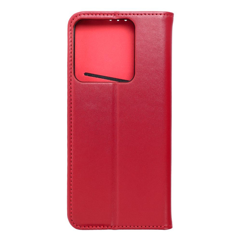 Kabura skórzana SMART PRO do XIAOMI Redmi NOTE 13 5G bordowy