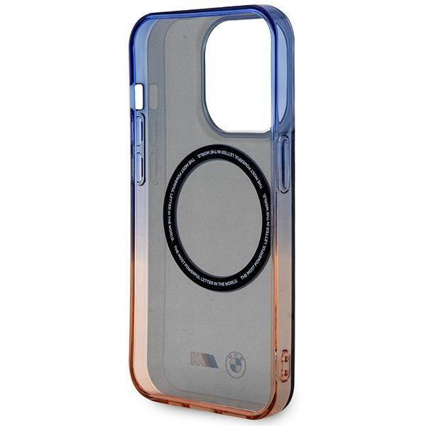 Case BMW BMHMP14LHTGE iPhone 14 Pro 6.1&quot; grey/grey hardcase Gradient Bumper MagSafe