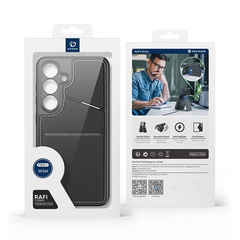 DUX DUCIS Rafi II Mag - etui back cover z podstawką kompatybilne z MagSafe do Samsung S24