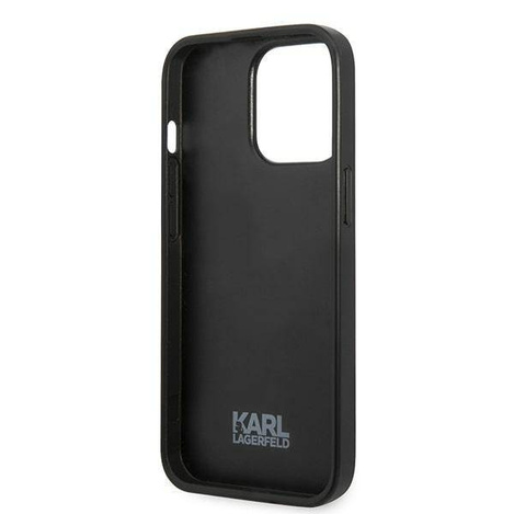 Original Case IPHONE 13 PRO Karl Lagerfeld Flower Ikonik Karl (KLHCP13LPMNFIK1) gray