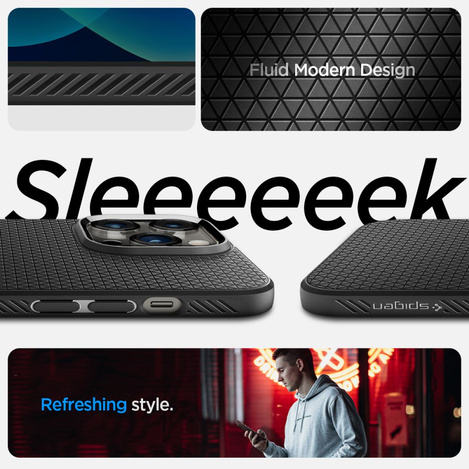 Spigen LIQUID AIR IPHONE 14 PRO MATTSCHWARZ