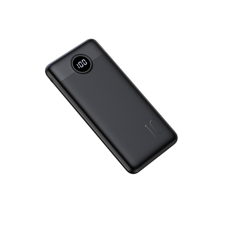 Bateria zewnętrzna (Powerbank) VEGER L10 - 10 000mAh LCD czarny (W1105)