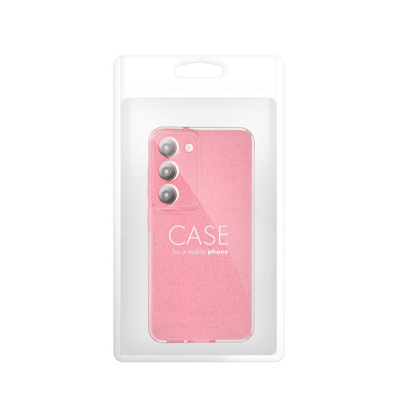 Futerał CLEAR CASE 2mm BLINK do SAMSUNG S24 ULTRA różowy