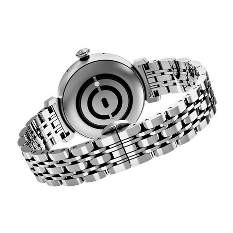 HIFUTURE smartwatch metalowy z funkcją rozmowy AURA (IP68) srebrny