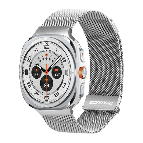DUX DUCIS pasek MILANESE magnetyczny ze stali nierdzewnej 47 mm srebrny