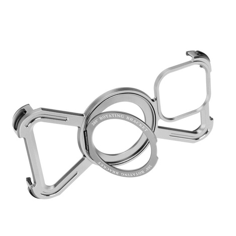 Futerał TITANIUM Escort do IPHONE 15 PRO MAX srebrny