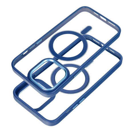 Futerał COLOR EDGE MAG COVER kompatybilny z MagSafe do IPHONE 17 niebieski