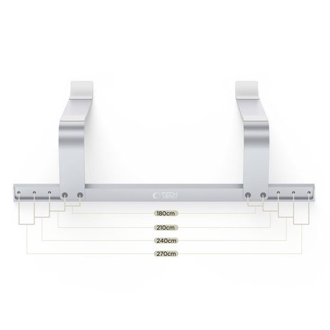 Tech-Protect ULS100 universal stand for laptops up to 16" - silver