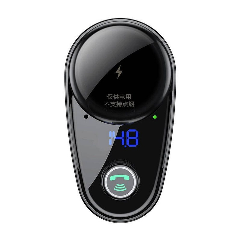 Baseus S-06 Bluetooth/USB car FM transmitter (Overseas Edition) - black