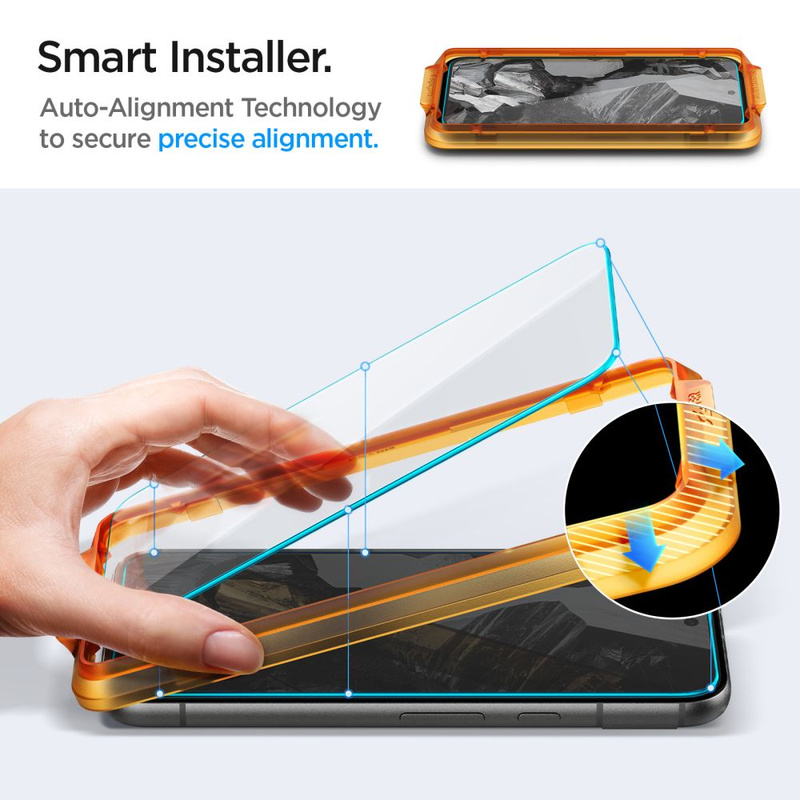 Szkło hartowane Spigen ALM Glas.tR na Google Pixel 8A - 2 szt.
