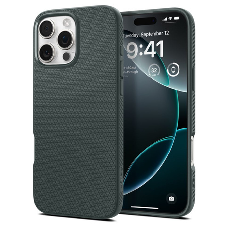 Spigen Liquid Air iPhone 16 Pro Max zielony/abyss green ACS07990