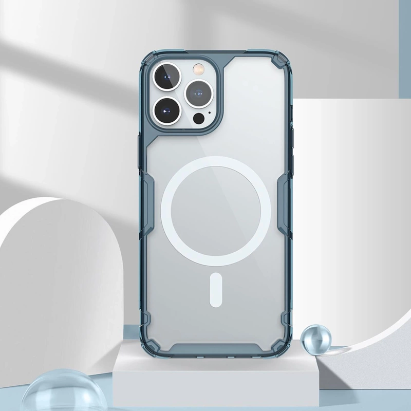 Nillkin Nature Pro armored case with MagSafe for iPhone 15 Pro Max - white