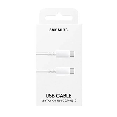 Samsung kabel przewód do szybkiego ładowania USB Typ C - USB typ C QuickCharge Power Delivery 100W 5A 1m biały (EP-DN975BWEGWW)