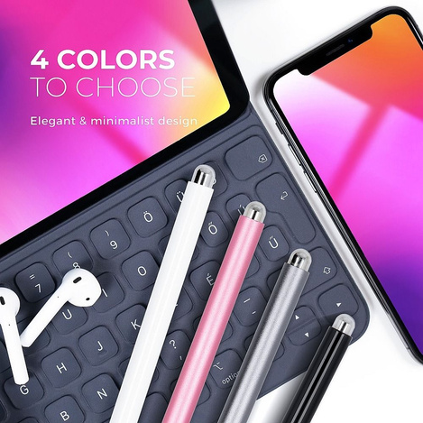 Rysik do ekranów dotykowych pojemnościowy czarny