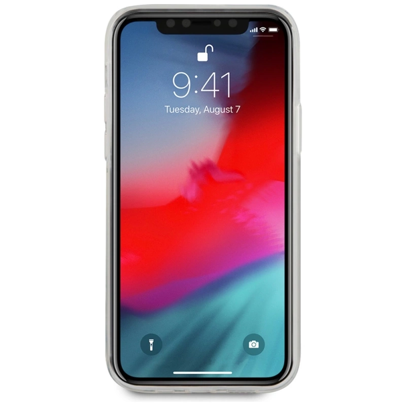 Guess Gold Chain - Etui iPhone 12 Mini (biały)