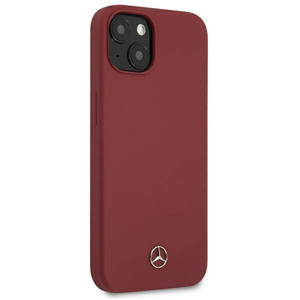 Mercedes MEHCP13MSILRE iPhone 13 6.1 &quot;rot / rote Hardcase-Silikonlinie