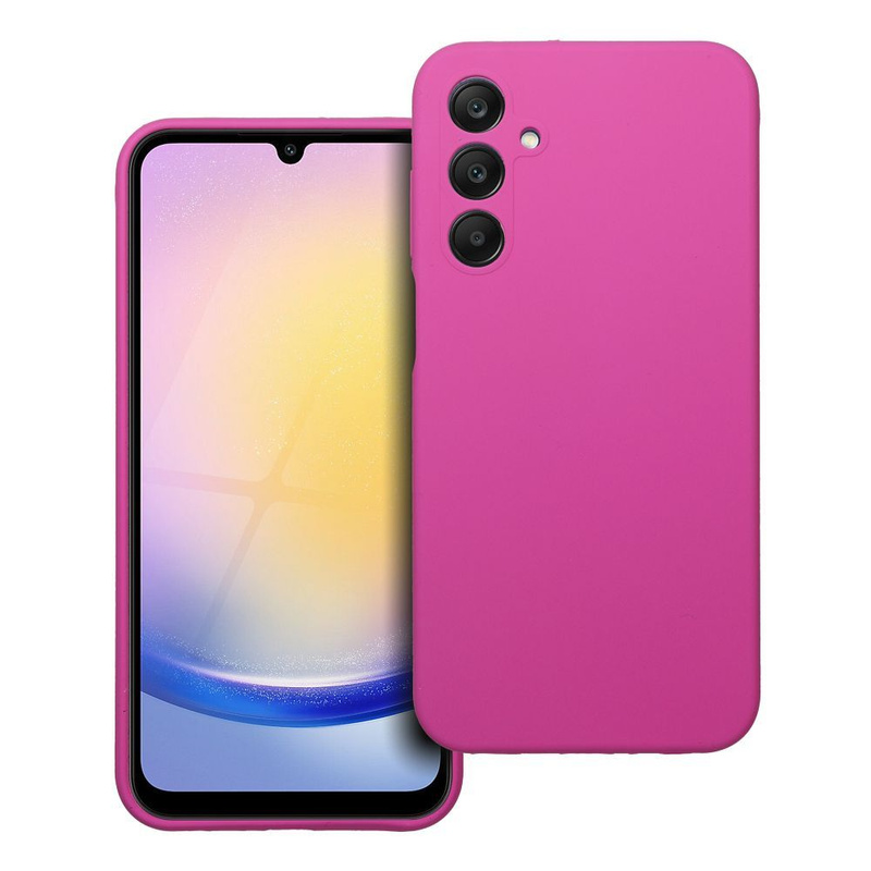 Futerał SILICONE 2mm do SAMSUNG A25 5G róż