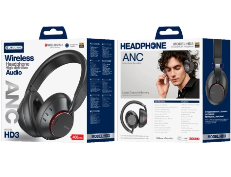 JELLICO Wireless Kopfhörer (ANC) HD3 schwarz