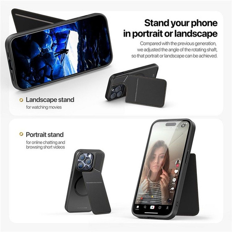 DUX DUCIS Rafi II Mag - etui back cover z podstawką kompatybilne z MagSafe do iPhone 14 Pro