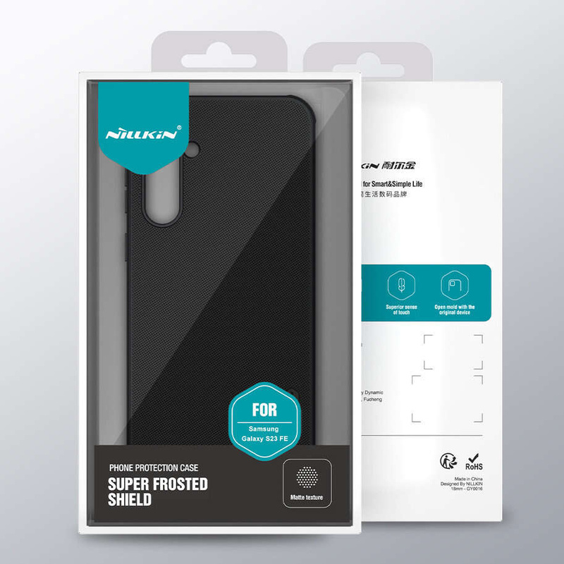 Nillkin Super Frosted Shield Pro robuste Hülle für Samsung Galaxy S23 FE – Blau