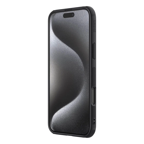 Nillkin Super Frosted Shield Pro Hülle für iPhone 16 Pro Max – Schwarz