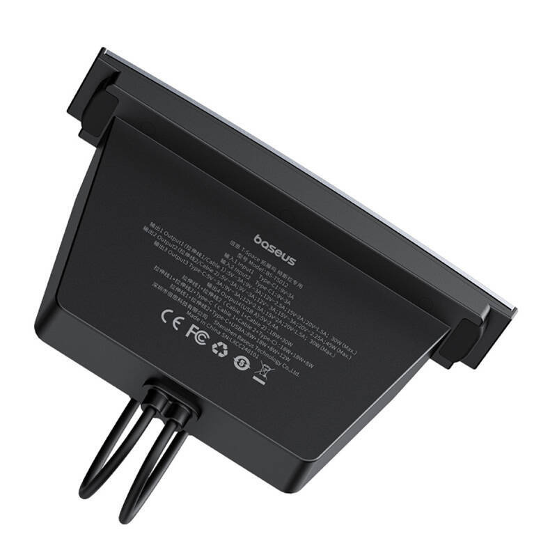 Hub z Kablem USB-C do USB-C dla Tesla Baseus  T-Space czarny