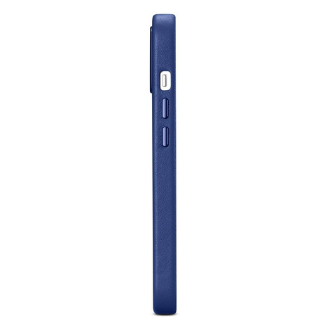 iCarer Case Leather genuine leather case for iPhone 14 blau (WMI14220705-BU) (MagSafe compatible)