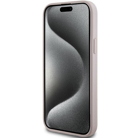 Oryginalne Etui GUESS Hardcase GUHMP14SG4GFRP do iPhone 14 (Kompatybilny z Magsafe / 4G Ring classic logo / różowy)