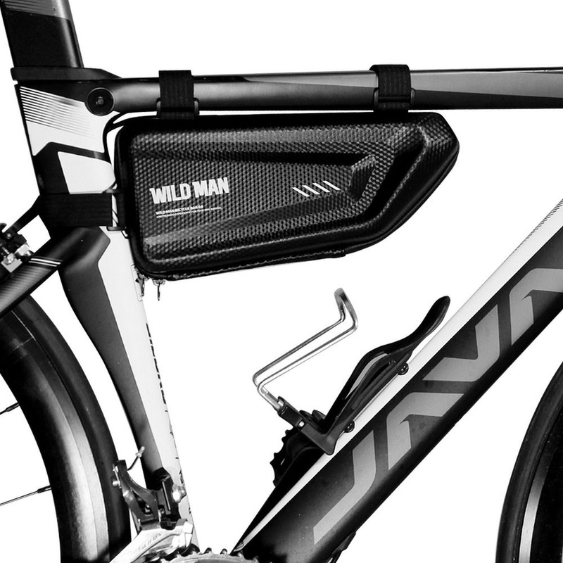 Uchwyt rowerowy / trójkątna torba pod ramę na zamek WILDMAN E4 1,5L 4" - 7"