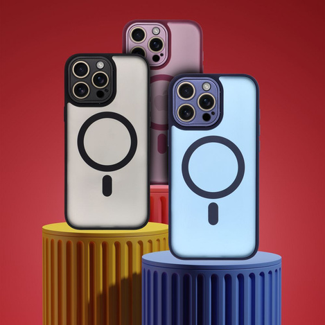 Futerał VARIETE MAG COVER kompatybilny z MagSafe do IPHONE 17 PRO fioletowy