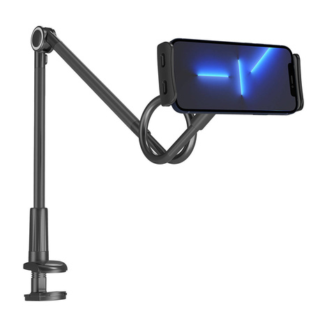 Wozinsky lange flexible Telefon- und Tablethalterung schwarz (WTHBK5)