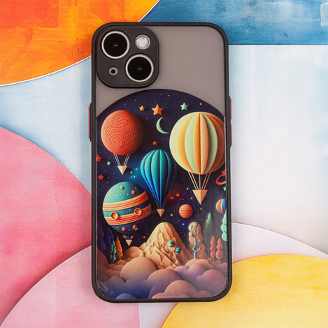 Nakładka Ultra Trendy do iPhone 14 6,1" Travel czarna