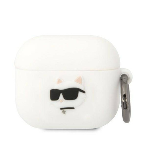 Karl Lagerfeld Silicone NFT Choupette Head 3D - Etui AirPods 3 (biały)