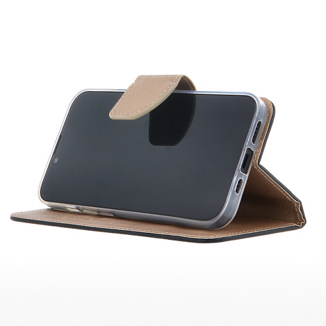 Etui Smart Fancy do iPhone 16 Pro Max 6,9&quot; czarno-złote