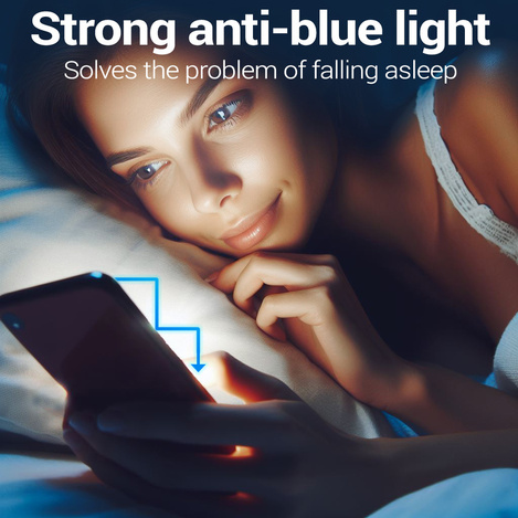 Hartowane szkło Anti-Blue Full Glue do Xiaomi Redmi Note 9S/Note 9 Pro