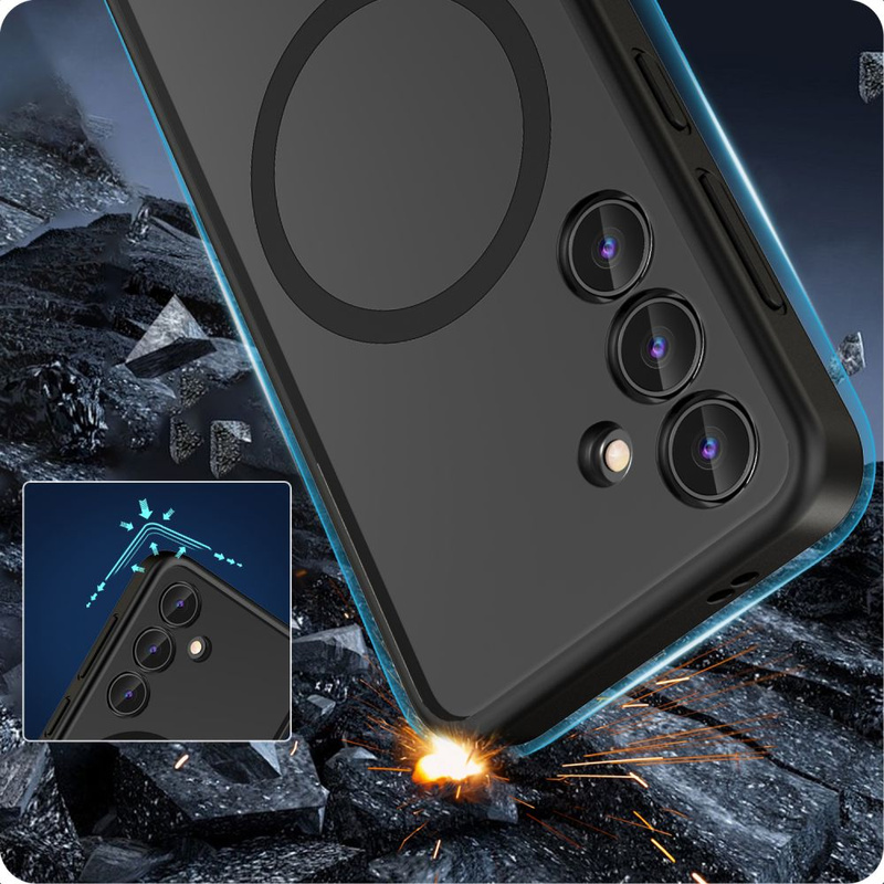 Etui SAMSUNG GALAXY S24+ Tech-Protect Magmat MagSafe Matte czarne