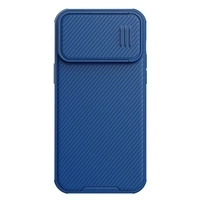 Nillkin CamShield S Case iPhone 14 Pro Max Armored Cover Camera Protector Blue