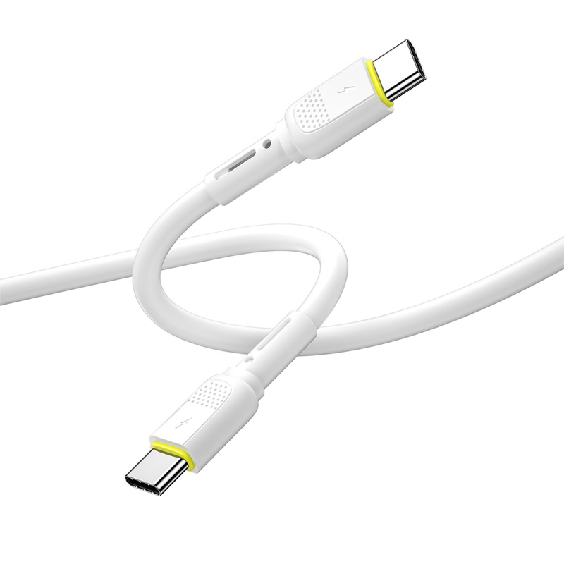 WIWU 60W szybki kabel typ C-C Wi-C034 biały
