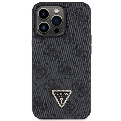 Original Handyhülle IPHONE 13 PRO Guess Hardcase Crossbody 4G Metal Logo (GUHCP13LP4TDSCPK) schwarz