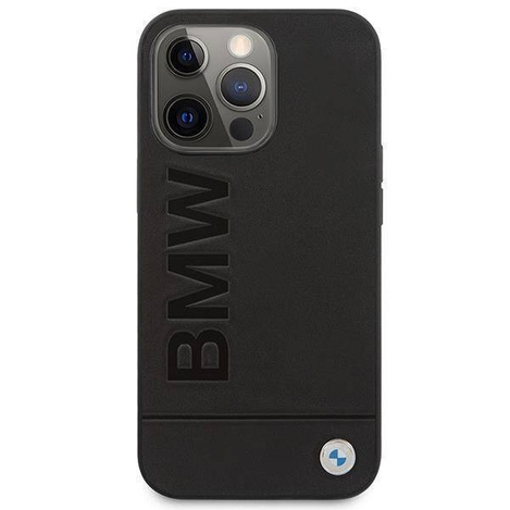 Hülle BMW BMHMP14SSLLBK iPhone 14 6.1&quot; schwarz / schwarz Hardcase Signatur Logo Aufdruck Magsafe