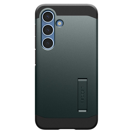 Spigen nakładka Tough Armor MagSafe do Samsung Galaxy S25+ Zielona Otchłań
