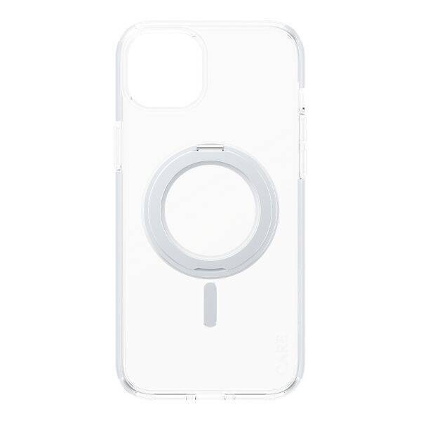 CARE by PanzerGlass Kickstand Case MagSafe für iPhone 15 Pro Max – Silber