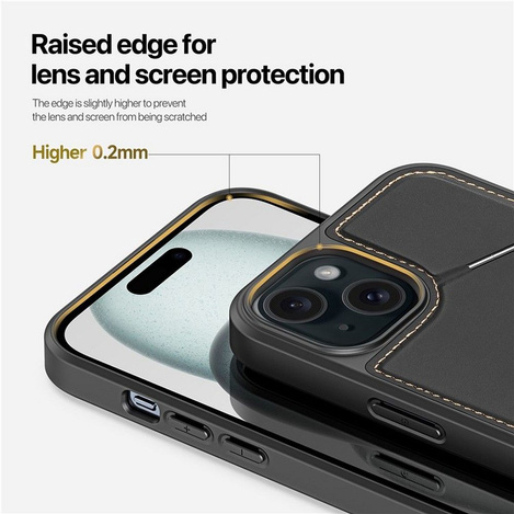 DUX DUCIS Rafi II Mag - etui back cover z podstawką kompatybilne z MagSafe do iPhone 15