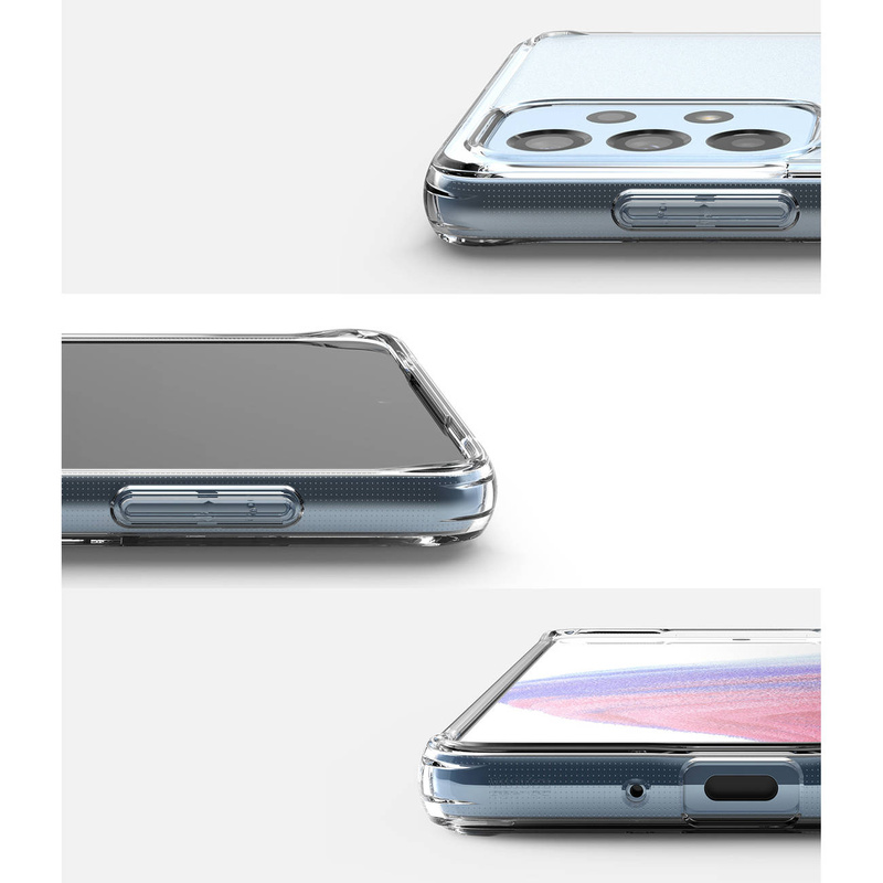 Ringke Fusion Matte tpu case with frame for samsung galaxy a73 translucent
