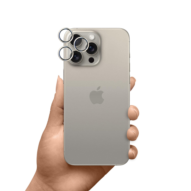 Apple iPhone 15 Pro Max - HARDY Lens Protection Pro Natural