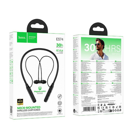 HOCO słuchawki bezprzewodowe bluetooth ES74 czarne
