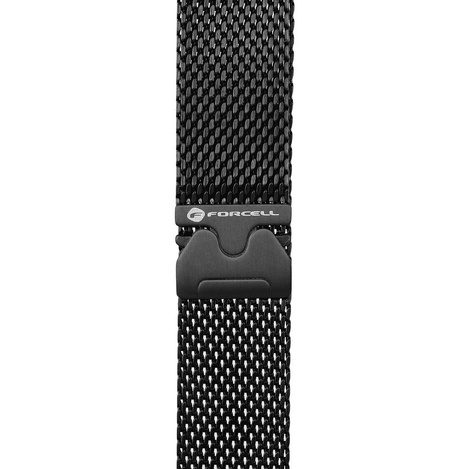 Pasek do Samsung Galaxy Watch Forcell F-Design FS10 stal 20 mm czarny
